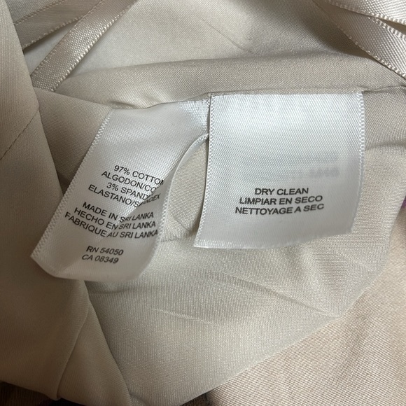 Nine West Women's Cream and Purple Floral Dress Sleeveless Size 8 - Picture 6 of 7